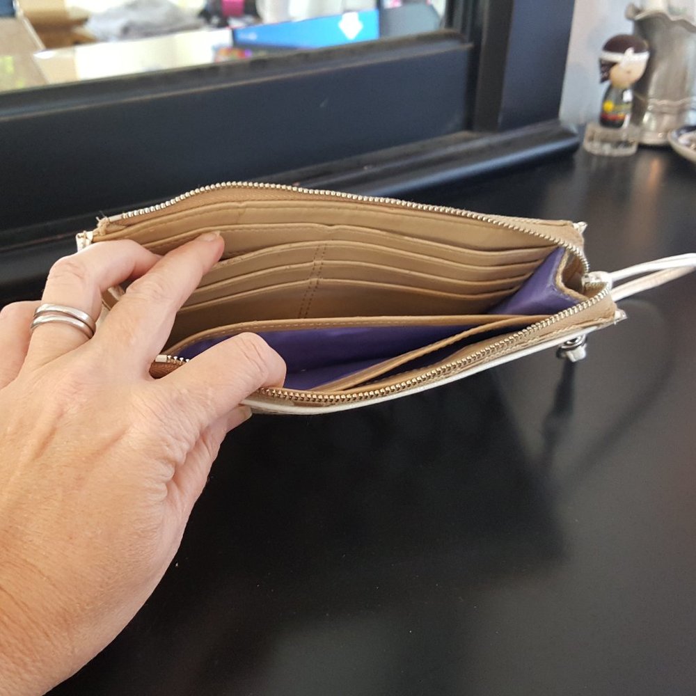 COACH Signature wallet wristlet - Picture 2 of 8